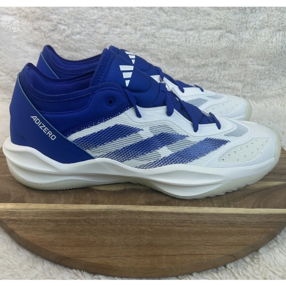 Adidas Adizero Select 2.0 Team Basketball Men’s Size 12 Blue Athletic Shoes